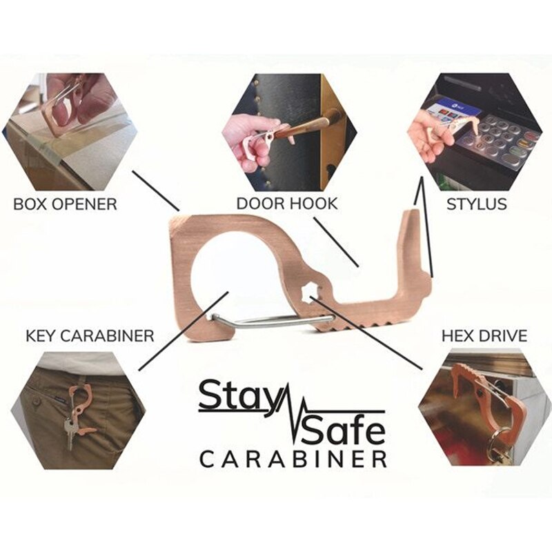 No Touch Open Door Assistant Portable Anti Germ Elevator Button Drawer Door Handle Assistant safety Contactless Door Opener