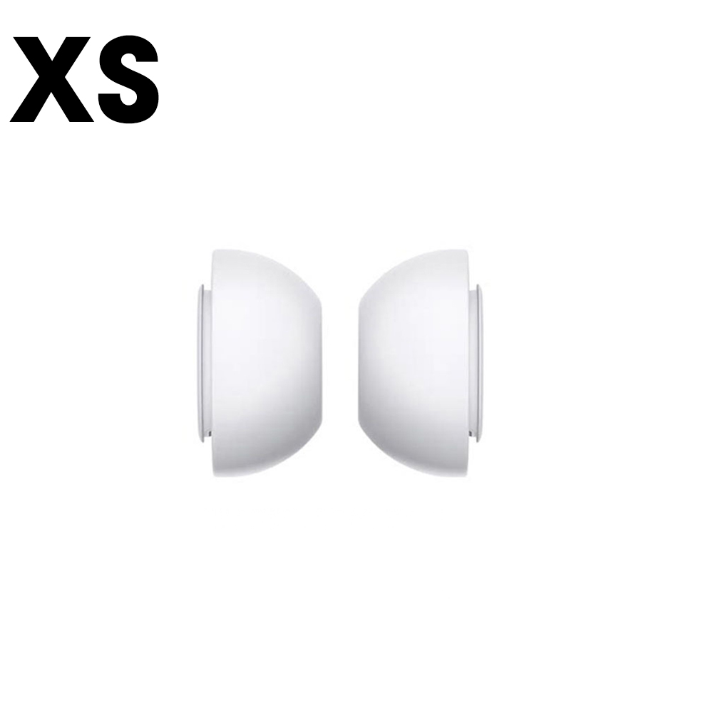 Soft Silicone Ear Tips for Airpods Pro 1/2 Protective Earbuds Cover with Noise Reduction Hole Ear-pads for Apple Air Pods Pro: 2XS / Dim Gray