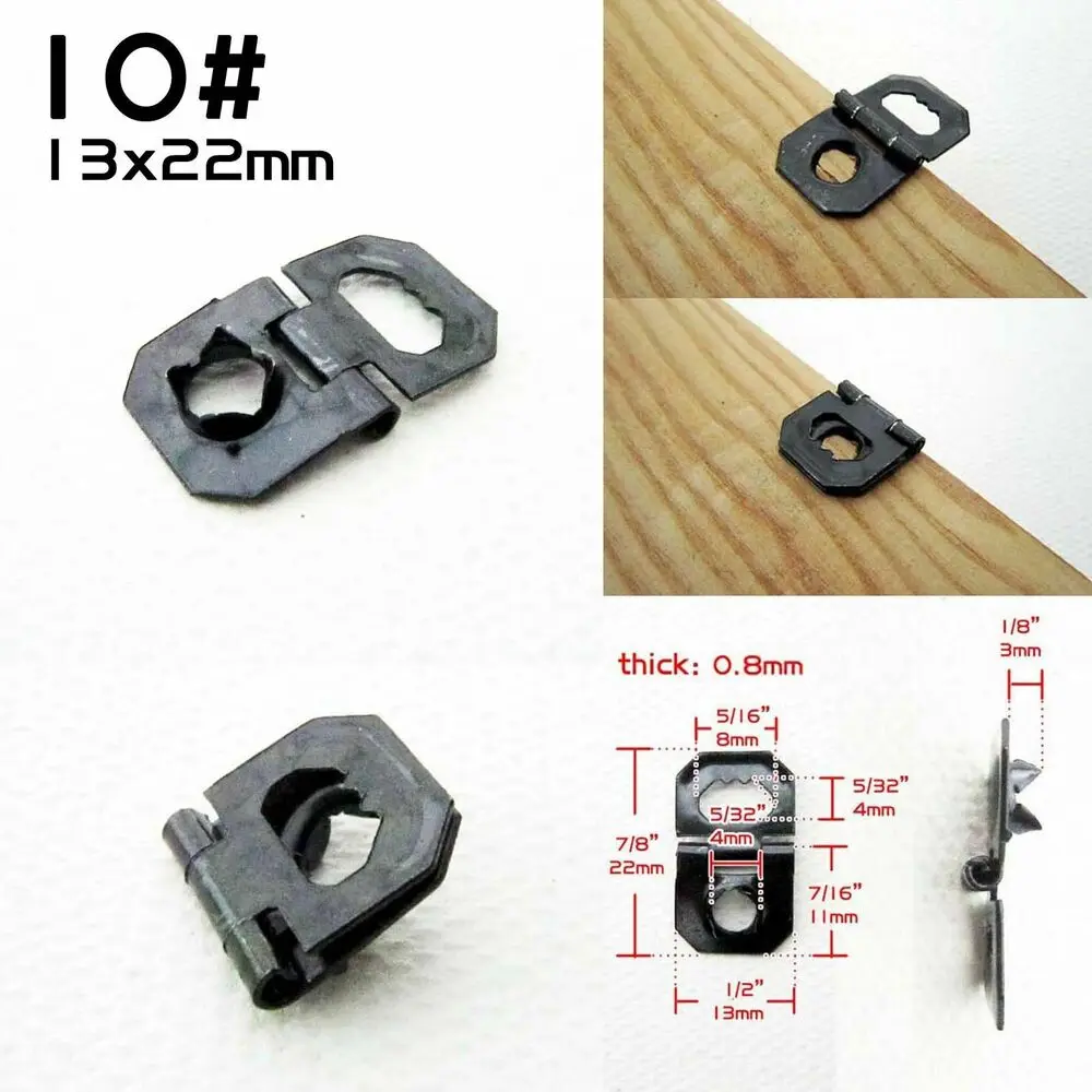 Ensemble de crochets à dents de scie, 25 pièces, or, argent, noir, cadre de Photo suspendu, peinture à l&#39;huile, miroir, avec vis: 10 13x22mm