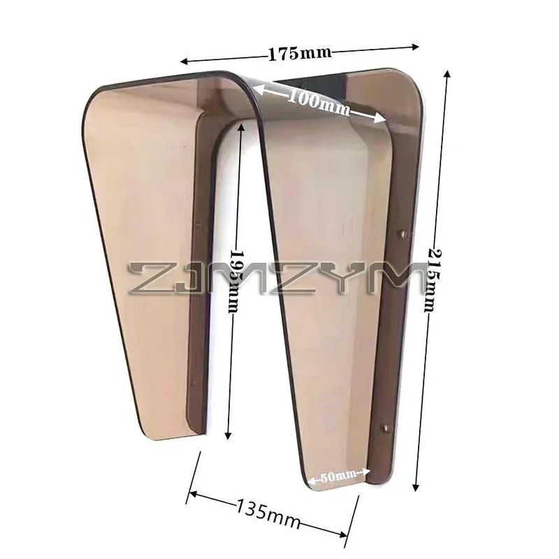 Rainproof Cover Waterproof Case Plastic Rain Protector Protection for Access Control Keypad Doorbell Card Reader Sun Shell