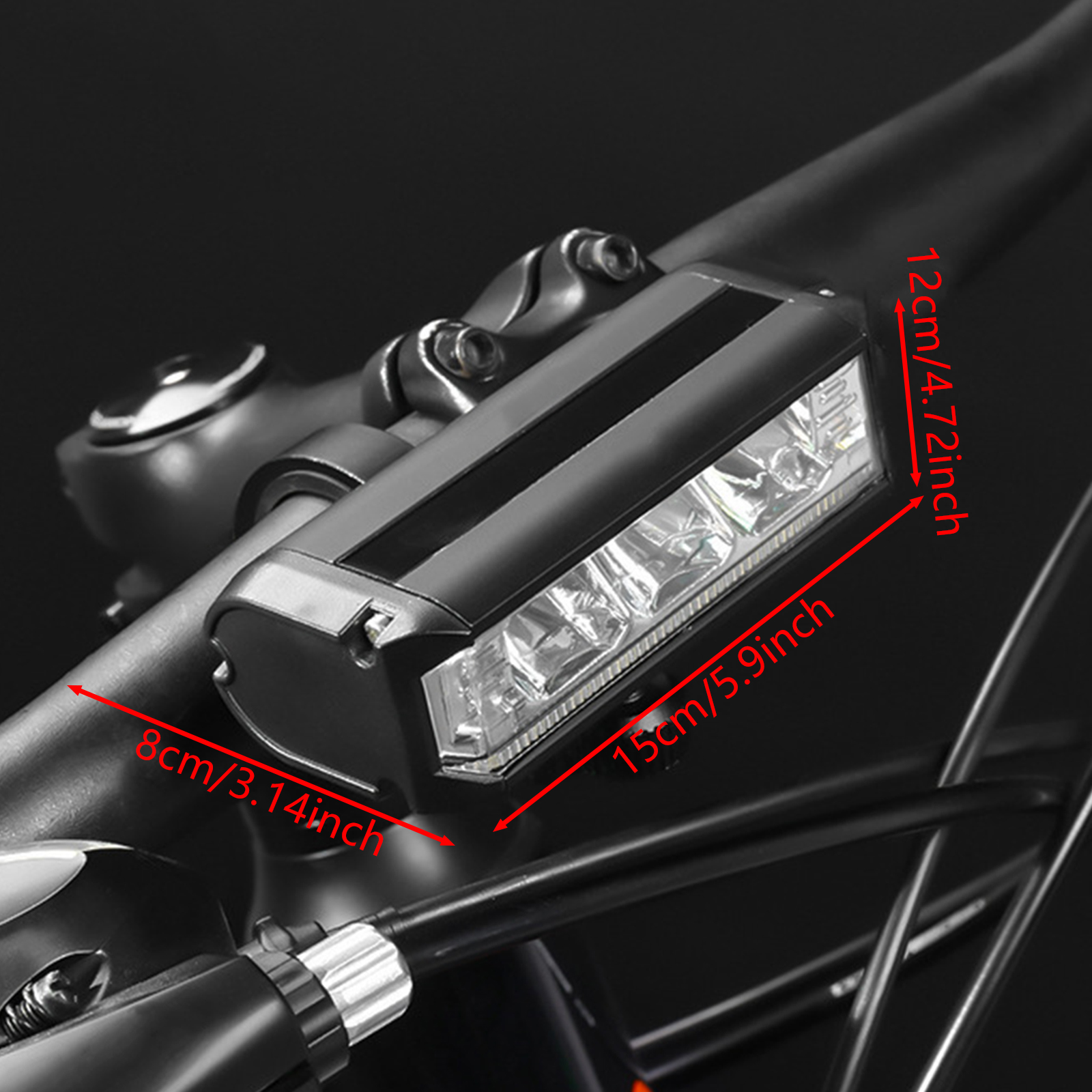 2600 lumen Bike Front Lights usb Rechargeable Night Riding LED Front LED Rear Headlight MTB Bicycle Lights Accessories