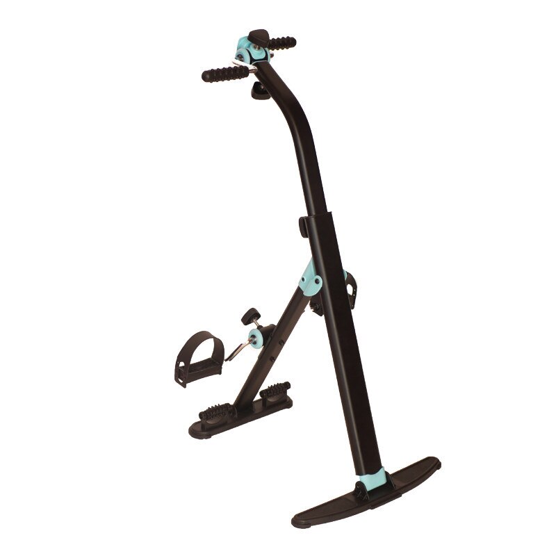 LCD Display Mini Exercise Bike Indoor Portable Fitness Vertical Stepper Elder Hands And legs Training Bicycle Fitness Equipment