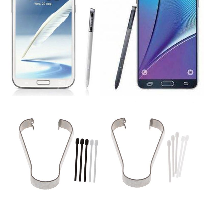 Refill Tip Voor Samsung Galaxy Note 5 / 4 /3 Stylus Pen Vervanging Nib Met Clip