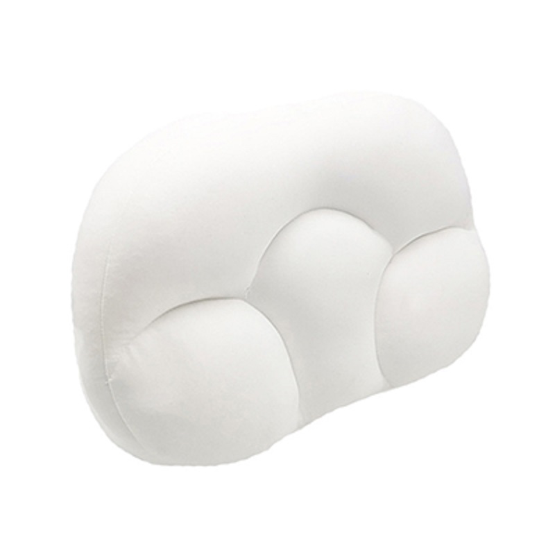Breathable Soft Cloud Egg Sleep Pillow 3D Ergonomic Center Egg Groove Sleep Pillow Orthopedic Neck Pain Release: black