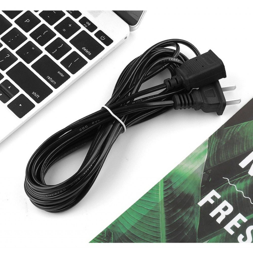 Two-pin AC Power Cord 2/3/5m Copper Power Extension Cord PVC Wire