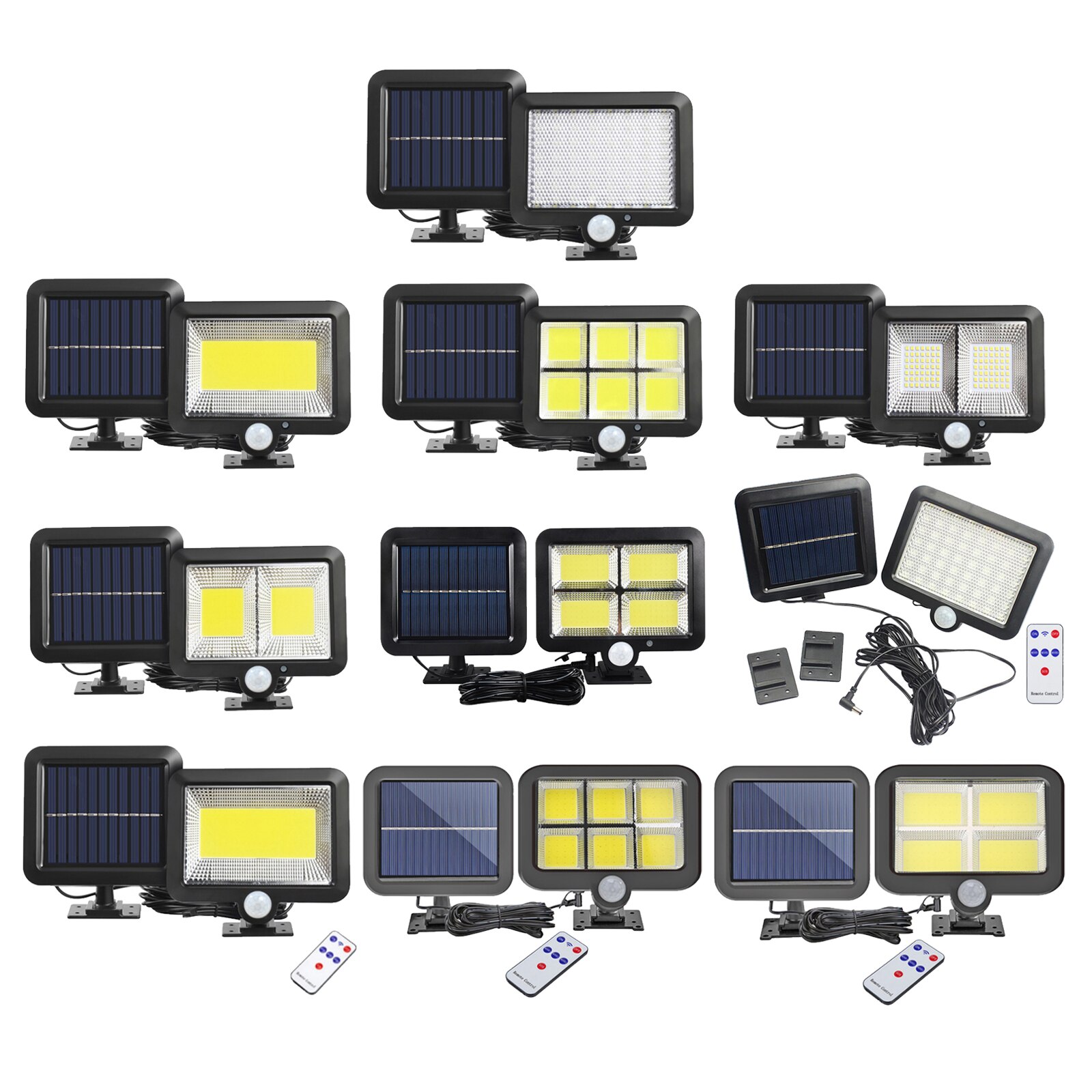 Solar LED Front Door Lamp IP65 Door Wall Lights PIR Motion Sensor Outdoor