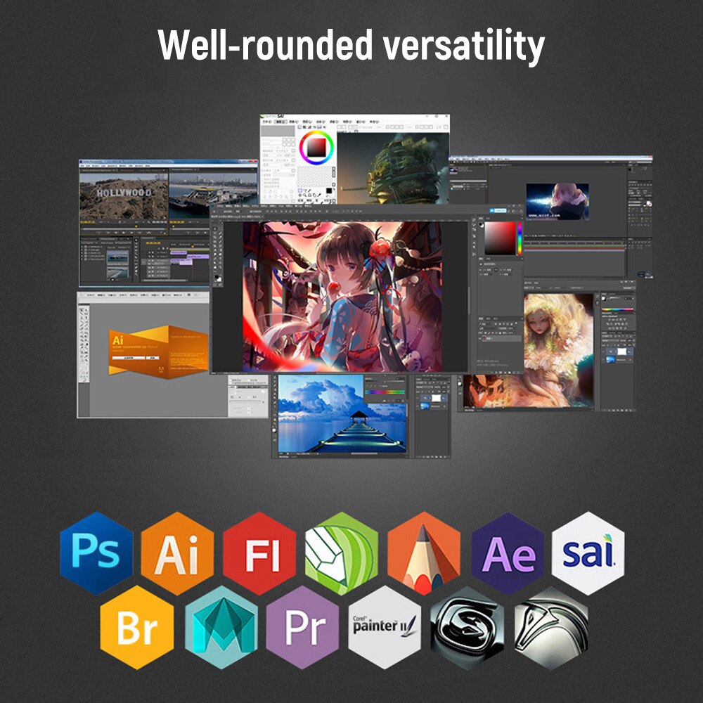 G30 Graphics Drawing Digital Tablets OSU Game Tablet Signature Pen Tablet with Battery-Free Stylus Pen