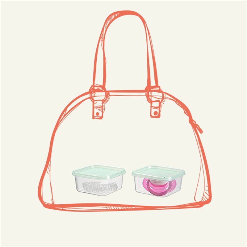 4pcs Baby Food Boxes Kids Snack Container Mini Portable Crisper Sealed Box Born Baby Food Container Baby Food Snack Storage Box