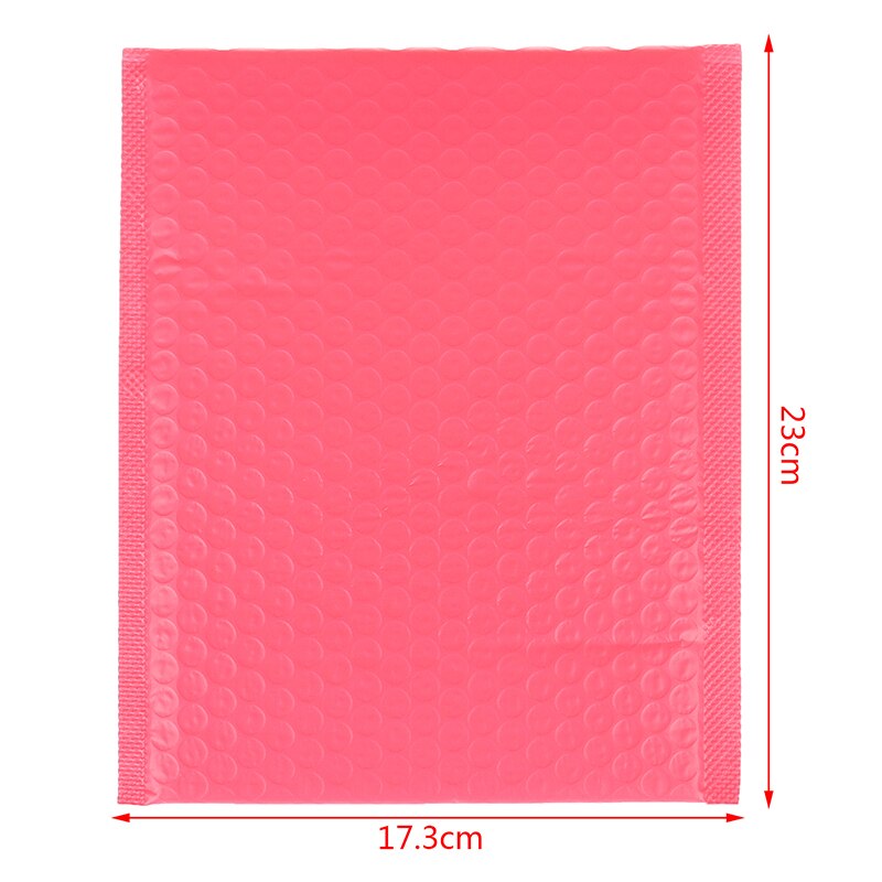 10 sztuk różowa koperta bąbelkowa folia piankowa wysyłka torebka wysyłkowa koperta bąbelkowa koperty na opakowanie na prezenty 173*230mm
