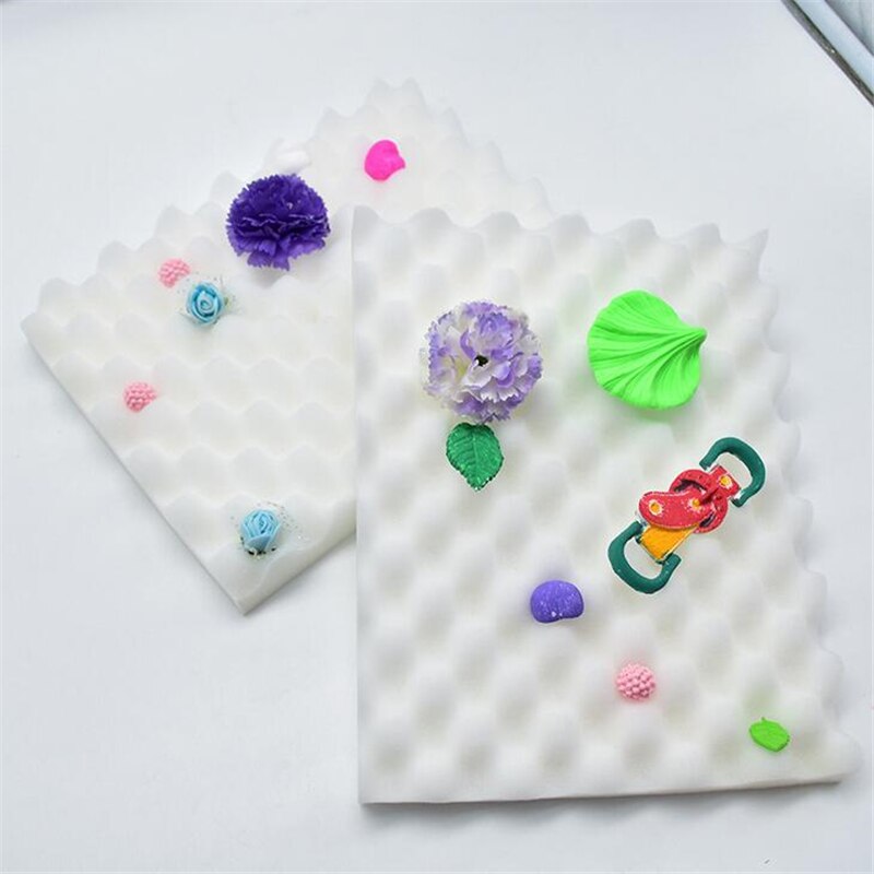2pcs Fondant Cake Tools Fondant Flower Shaping Sponge Pad Cake Molds For The Kitchen Baking Cake Decorating Tools