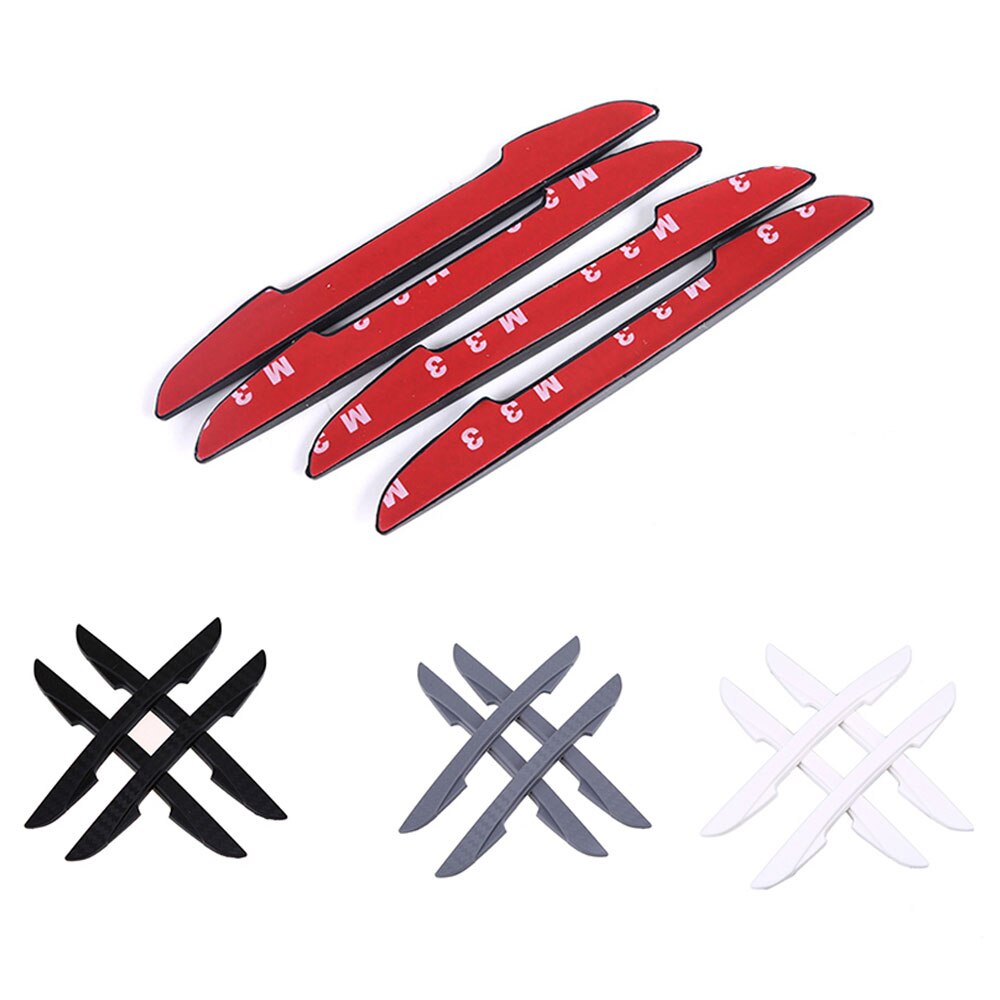 4Pcs/Set Car Door Edge Guards Anti-Collision Sticker Edge Bar Crash-Proof Anti-Scratch Car Protector