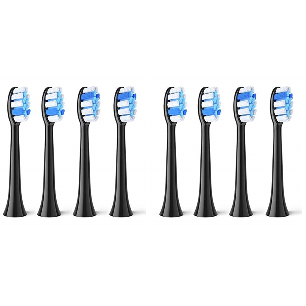 Fairywill P11 T9 Electric Toothbrush Heads 4pcs Replacement Heads: AE-PW11-2