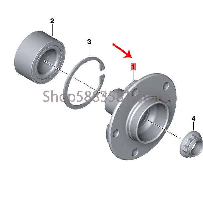 CAR driven flange hub bm w E90 320D M47N2 E90 325I N52 E90 325I driven flange hub axle head front hub assembly