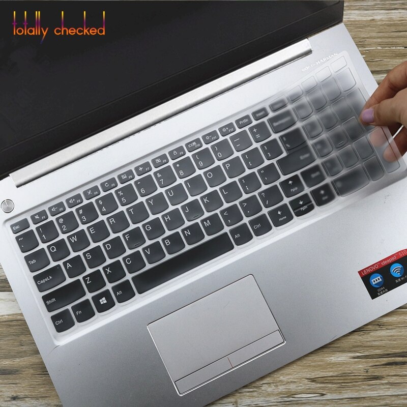 for Lenovo V15 iil iwl lil V15-IIL 15.6-inch Lenovo V 15 laptop Silicone Laptop Notebook Keyboard cover Skin: clear