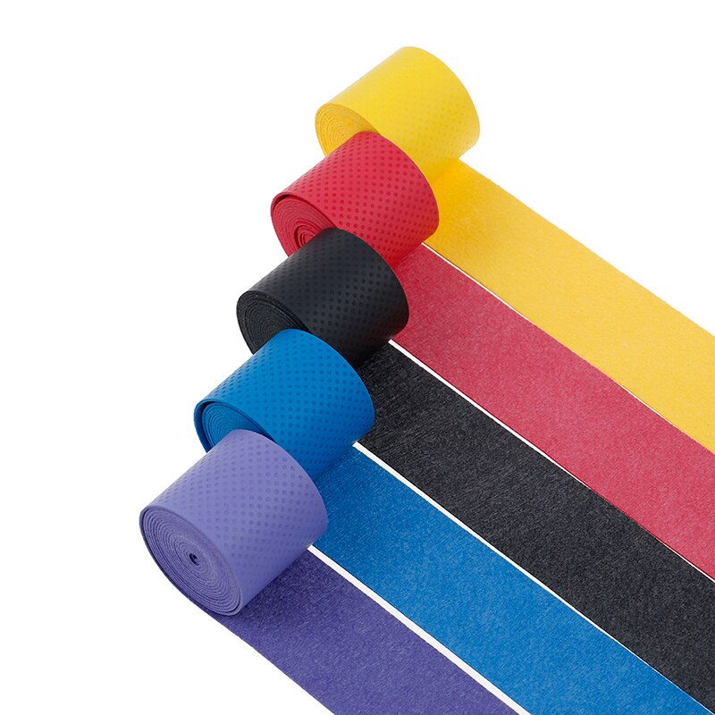 Antislip zweetband omwikkelt tennisracket overgrips, badmintonracket overgrip, vishengel zweetband grip 10 stuks/partij
