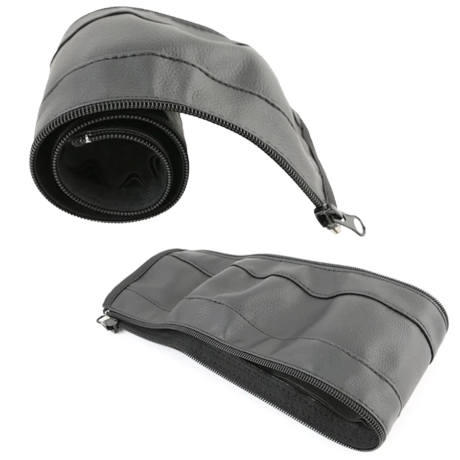 Accessoires de poussette pour bébé, housse pour accoudoirs en cuir PU avec fermeture éclair, étui de protection universel, housse pour poignée d'accoudoir de landau