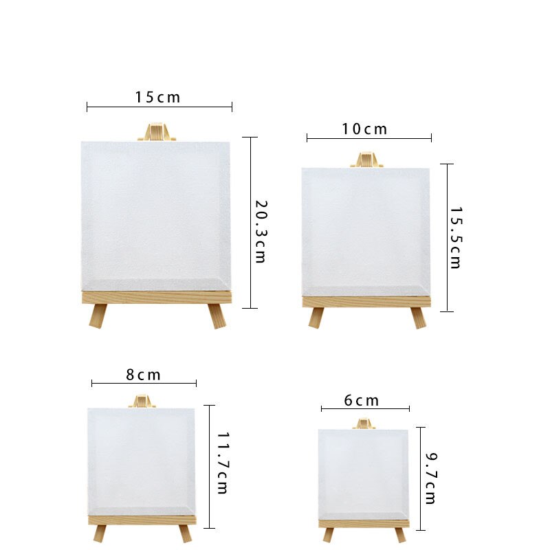Mini lomme lille træ staffeli tegnebord kunstner billed stativ ramme sæt børn kunst skitse staffeli maleri forsyninger håndværk gør-det-selv