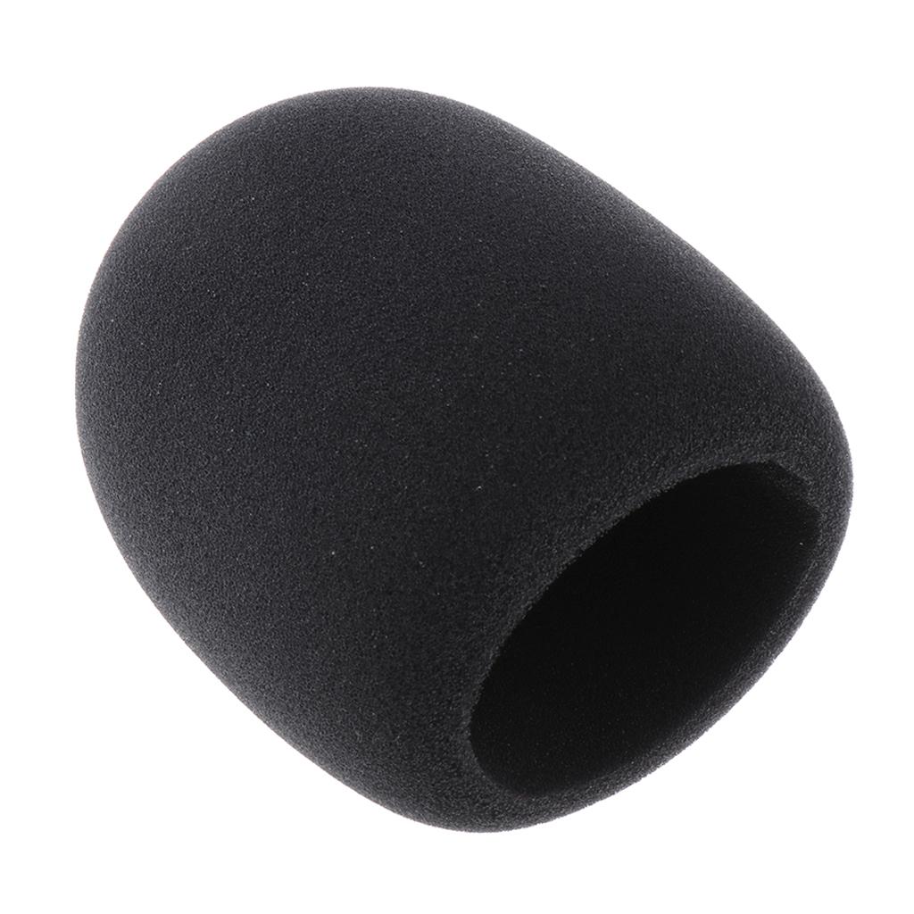Large Microphone Mic Foam Cover Mic Shield Windscreen for Condenser Mic 4cm