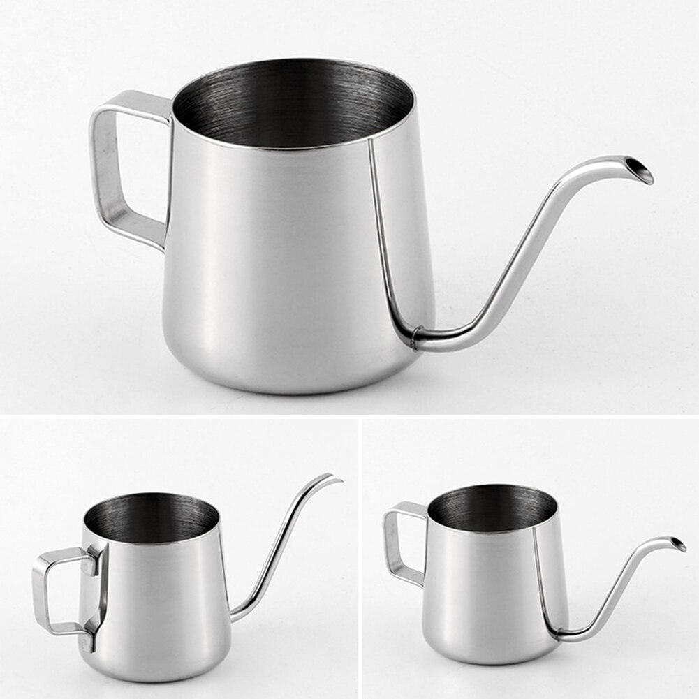 250ml Drip Kitchen Tea Tool Stainless Steel Long Spout Kettle Coffee Pot Teapot