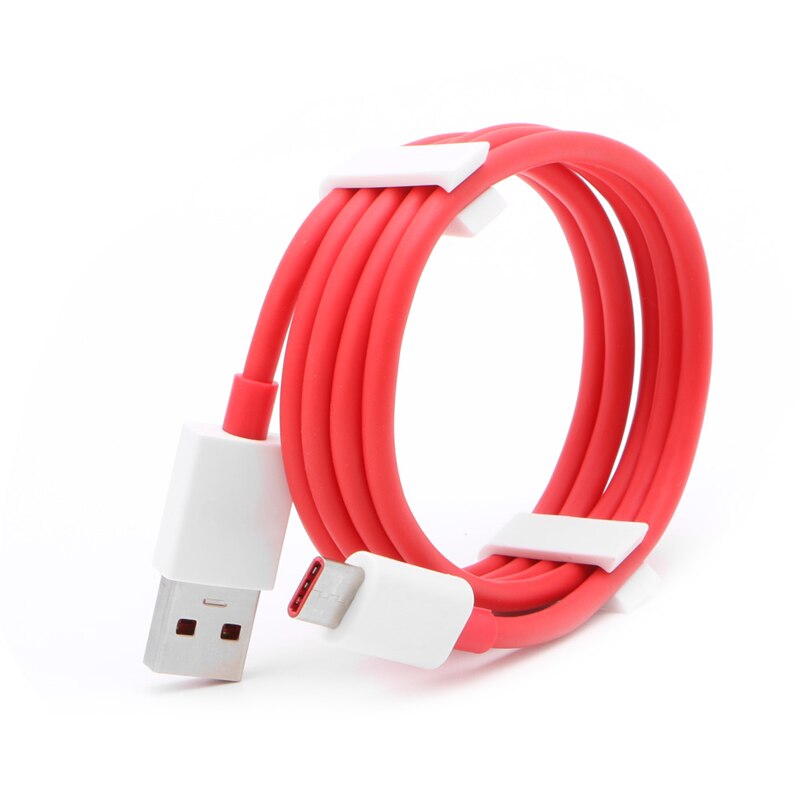 Voor oneplus 3 sumsung  s8 type-c originele rode dash-oplader data-usb-kabel