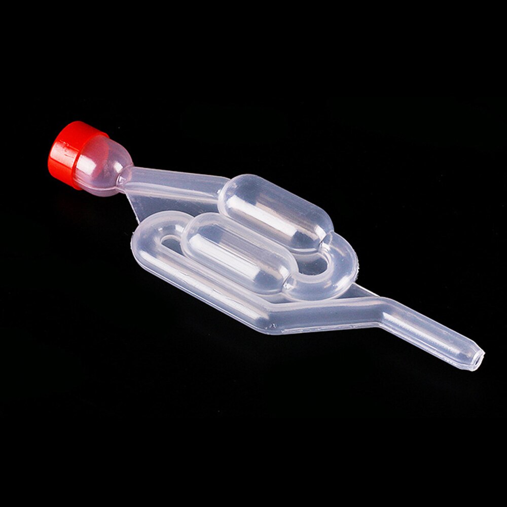 One-way Wine Beer Brewing Fermentation Check Valve Plastic Air Lock Water Seal Home Winemaking Exhaust Valve Fermenter Yeast