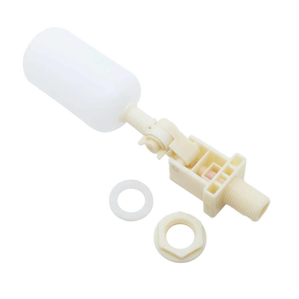 1 Pcs DN15 1/2'' Float Ball Valve Shut Off Plastic Adjustable Auto Fill Water Control Switch Cattle Water Bowl Aquarium Tank