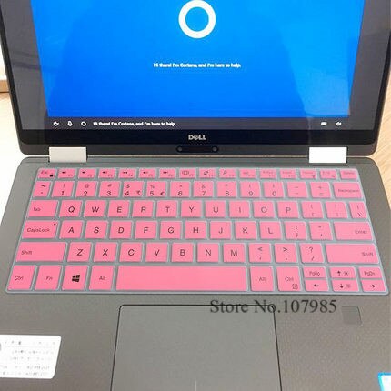 13.3&quot; Notebook Laptop Silicone Keyboard cover Skin For DELL XPS 13 9370 / XPS 13 9365 13-9370 13-9365: Pink