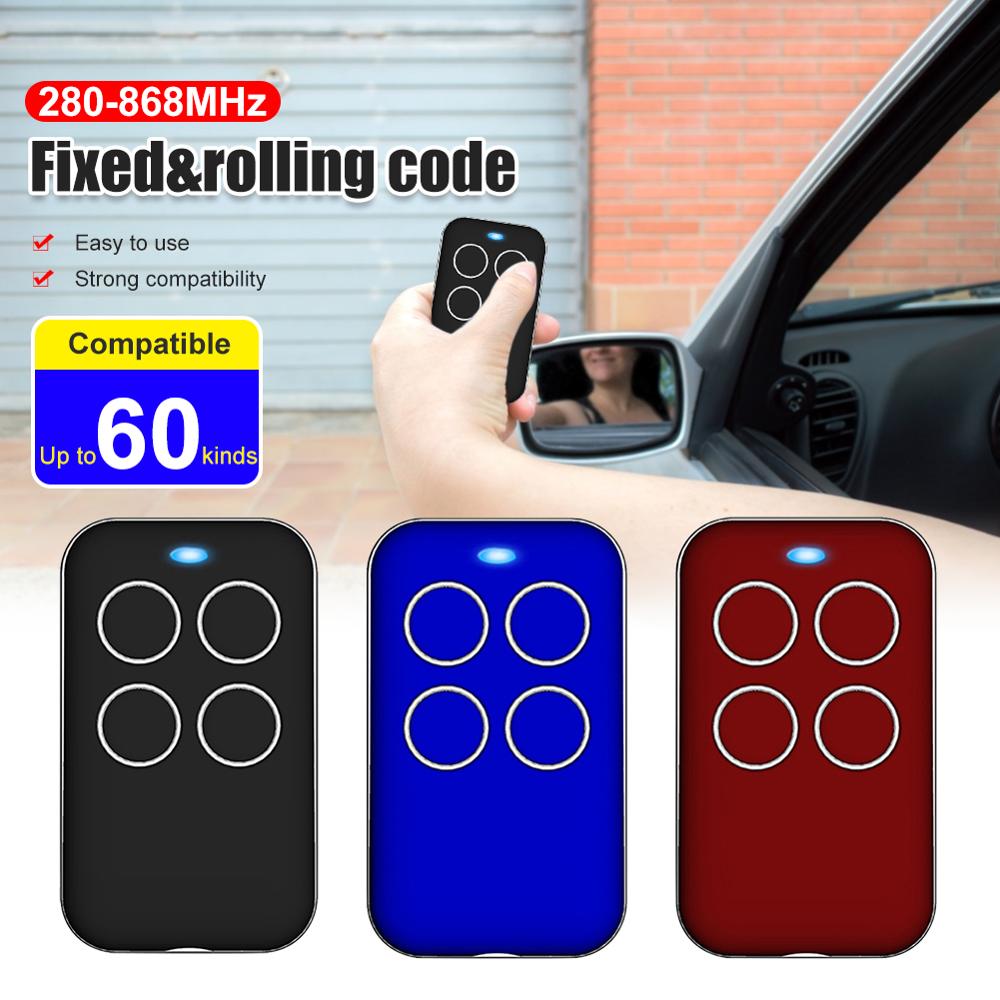 280-868Mhz Universele Fix Roldeur Garagedeur Afstandsbediening Compatibel Tool Voor Gate Garagedeur Alarm auto Deuropener