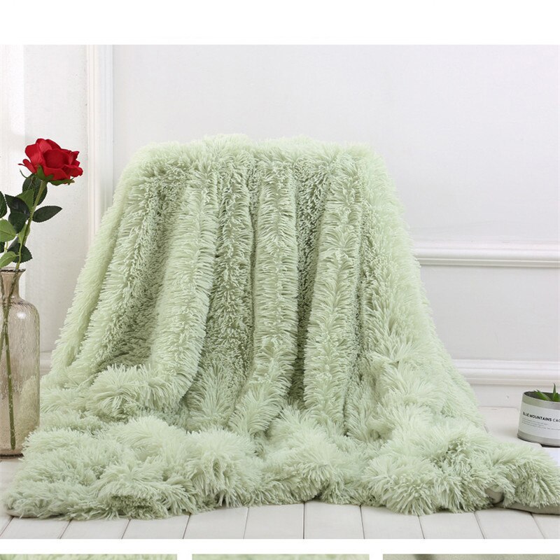 80 x 120cm 1pc blød varm fluffy shaggy seng sovesofa sengetæppe børn sikkerhedssengetøj lagen smide boligindretning behageligt tæppe: Model 8