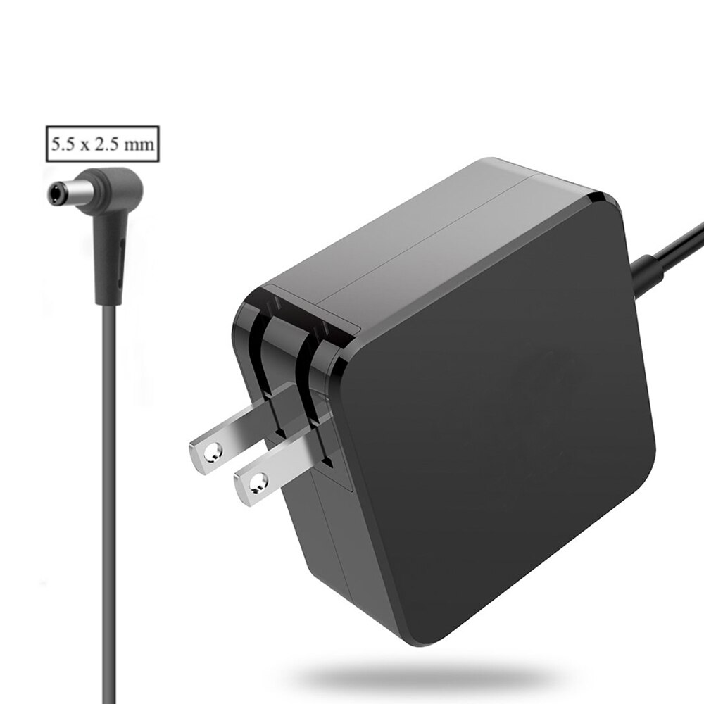 19v 2.37a 45w 5.5*2.5mm vekselstrømsadapter til asus  x551c x551ca f555la notebook  x555ya pa5177u-1 aca adp -45bw ac laptop oplader: Os stik