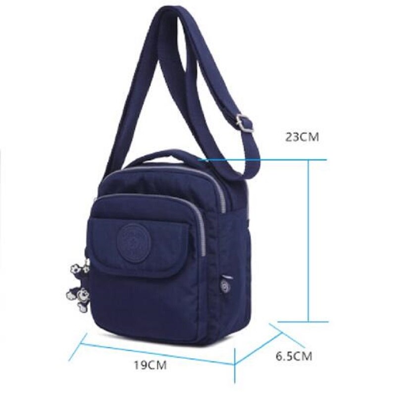 TEGAOTE Nylon Vrouwen Schoudertassen Solid Zipper Tassen Handtassen Vrouwen Messenger Bag Zomer Strand Crossbody Tassen Vrouwelijke Sac A Main