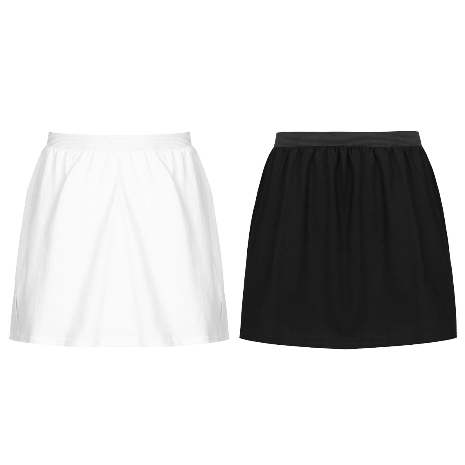 Mallas con falda acampanada de algodón para mujer, ropa interior, estilo BF