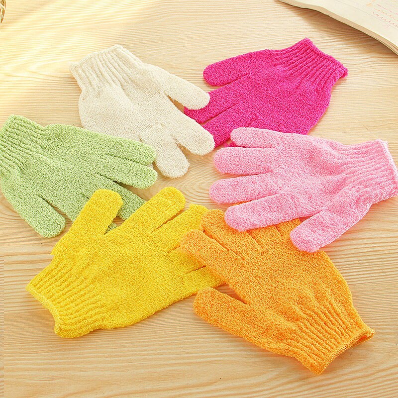Guante de ducha Exfoliante para baño, exfoliante, guantes para fregar, esponja, 20 Uds.