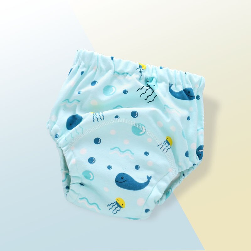 Lavable réutilisable bébé couches écologiques tetra poche tissu couche-culotte mousseline pul bebe culotte pour pot entraînement pantalon nappy: A01 / M(8-12kg)