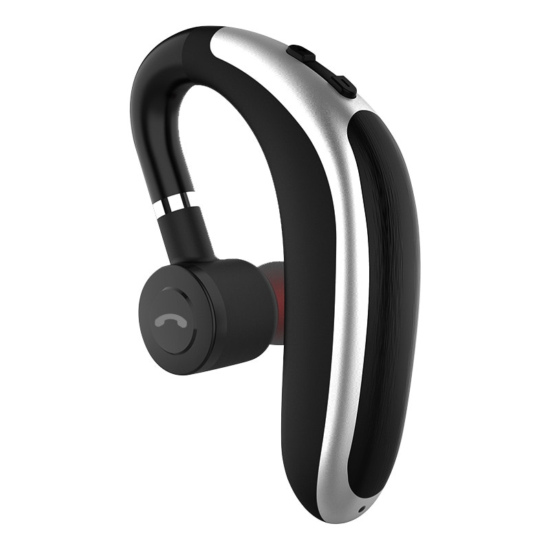 K20 Zakelijke oortelefoon Bluetooth 5.1 Oorhaak V8 Draadloze hoofdtelefoon met microfoon Handsfree bellen Headset In-ear HiFI Muziekheadset: Rood