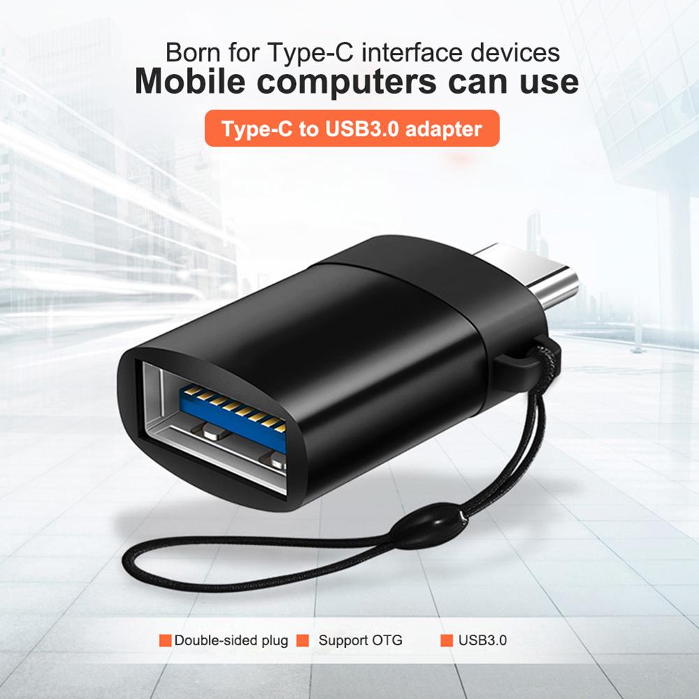 Mini adaptador portátil USB 3,0 de alta velocidad, convertidor de transferencia de datos OTG macho a hembra para samsung galaxy s8, s9, note 8, a5