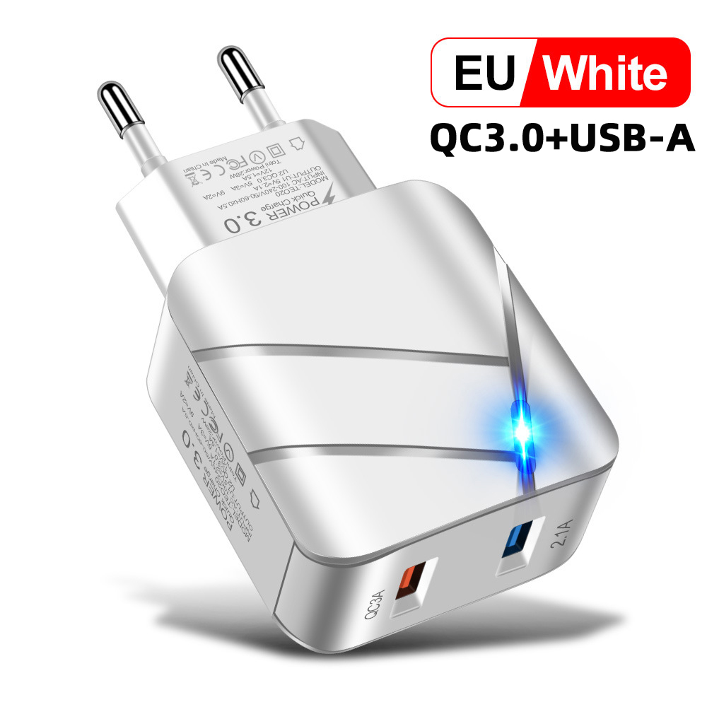 USB Charger PD Charger For iPhone 15 14 13 12 11 Xs Max Fast Charger PD3.0 QC3.0 Phone Charger Type C Tablets Charger: DE