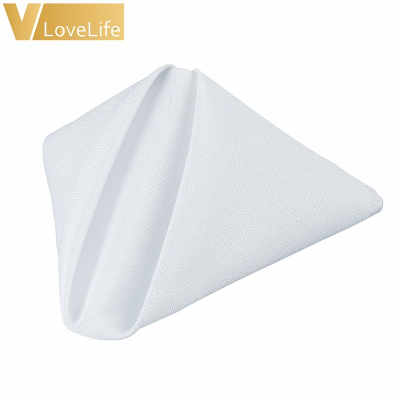 100 Stuks 30*30cm Servet Polyester Tafelkleden Vele Kleuren 12 "x 12" Doiner Wedding Party thuis Tafeldecoratie