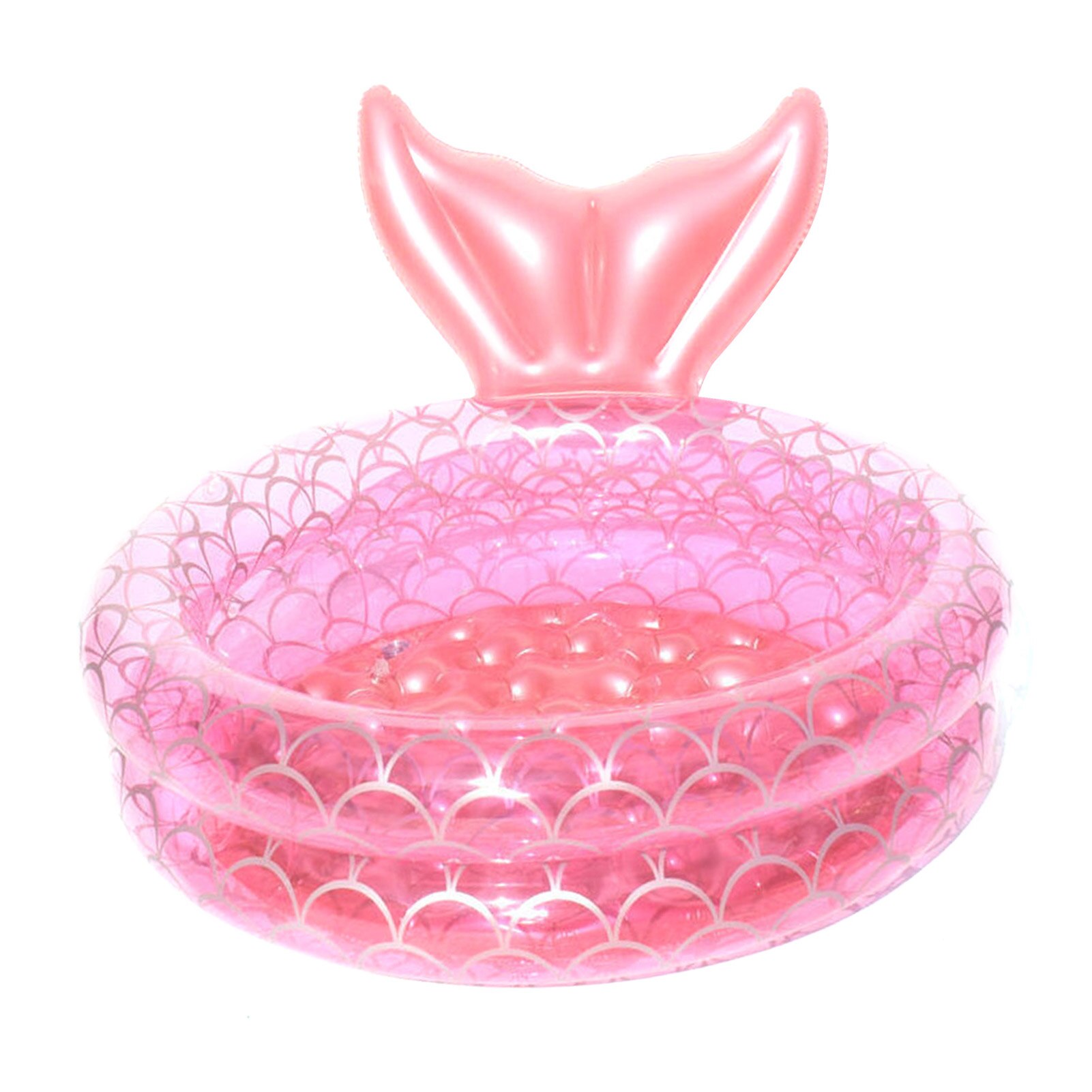 Piscina inflable de sirena, juguetes de verano para casa, princesa Rosa redonda, diversión con agua, jardín,