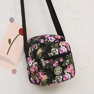 Moda estampas feminina compras mini bolsas! nice colorido floral gravando lady ombro & crossbody bolsas all-match casual transportadora: 2