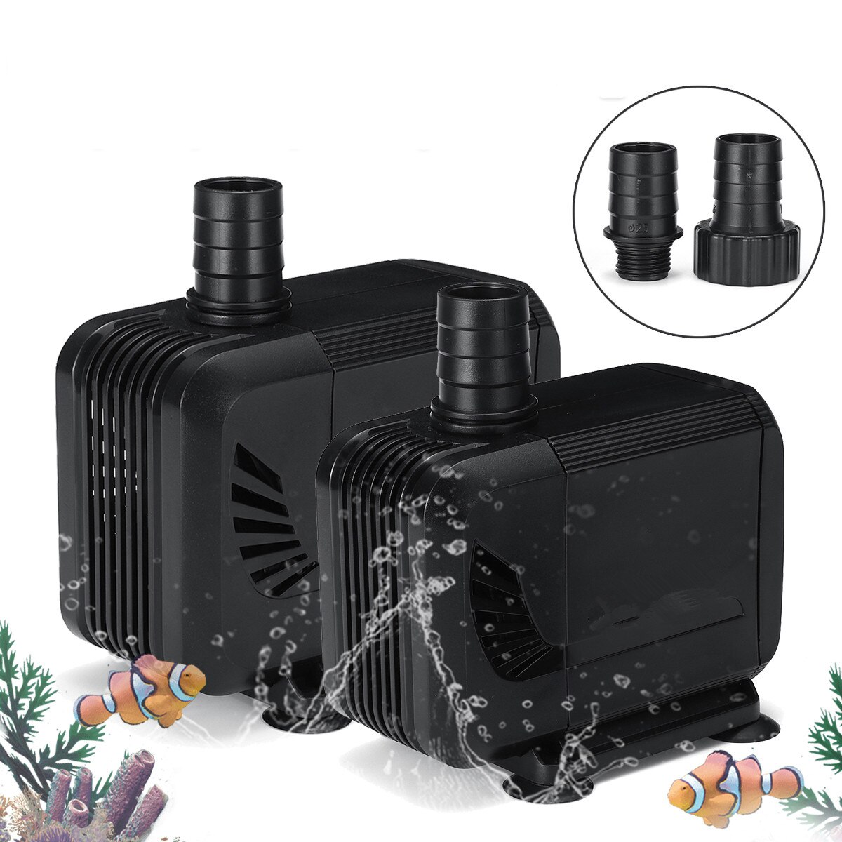 1500/2500/3500L/H Submersible Water Pump 15W 35W 45W Fish Pond Aquarium Tank Waterfall Fountain Sump Water Pumps