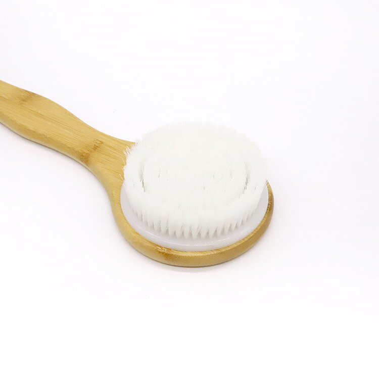 Bath Body Brush & Shower,Dry Skin Brushing with Long Wooden Handle.Exfoliation Improve Skin's Health and Beauty. Use Wet or Dry