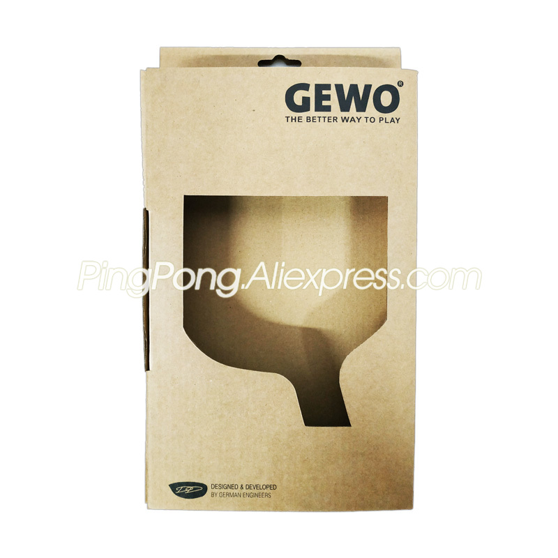 GEWO Power – raquette de Tennis de Table, 5 lames en bois originales, batte/pagaie de Ping-Pong