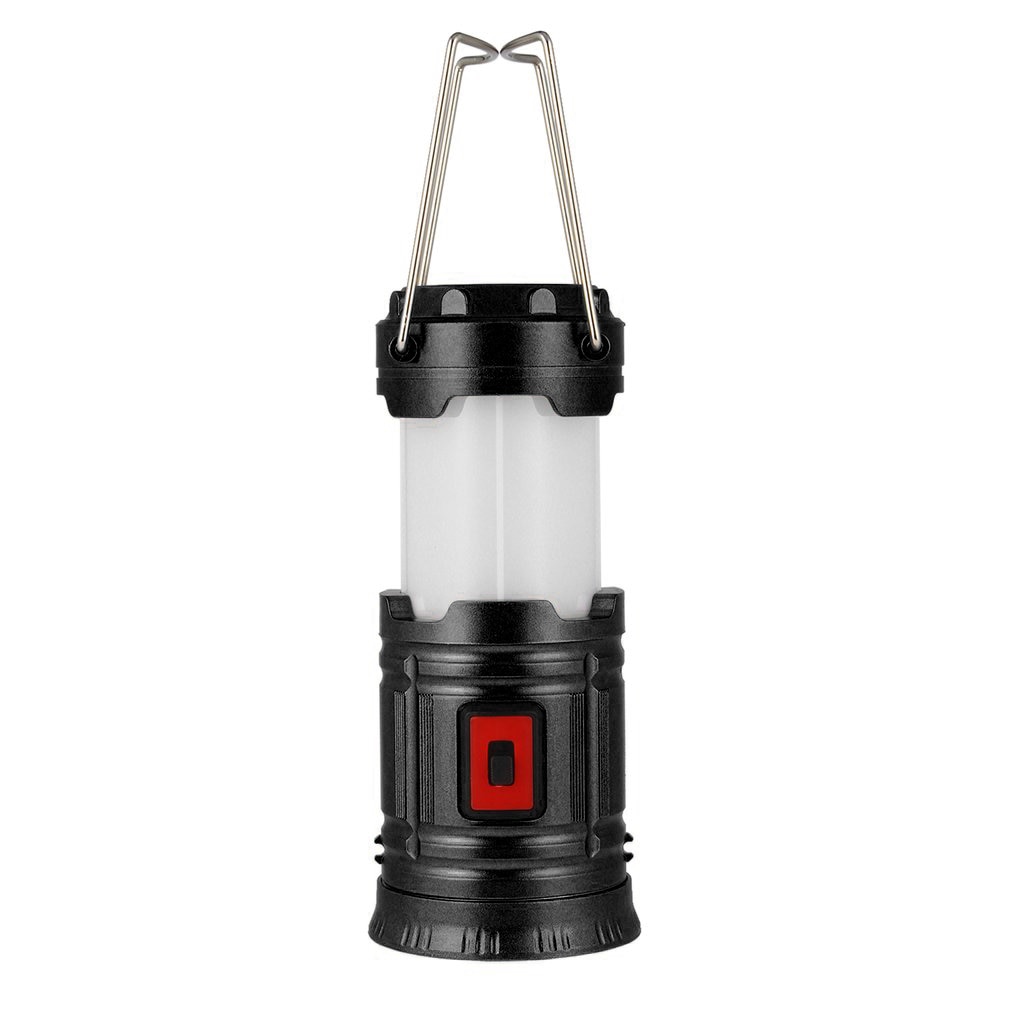Portable Camping Light Rechargeable Lantern Outdoor Tent Light Solar Power Collapsible Lamp Flashlight Emergency Light Torch