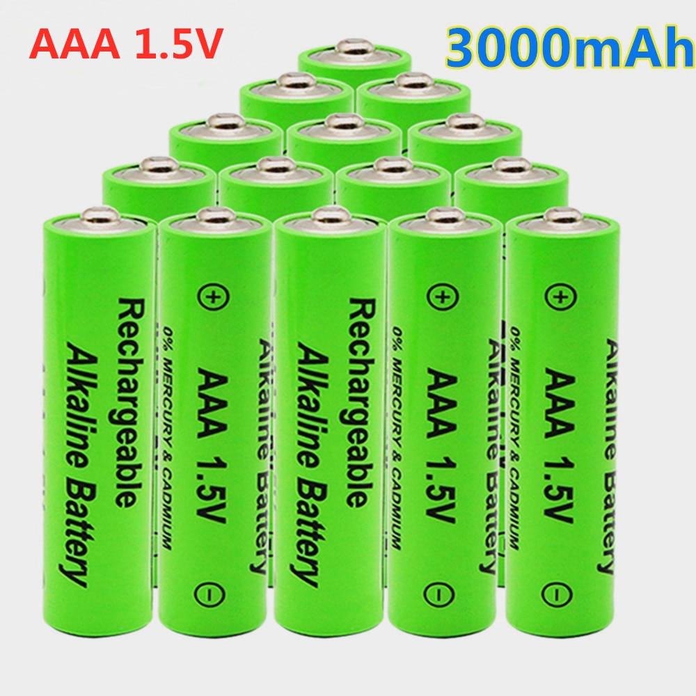 2-20 stuks 1.5v aaa-batterijen 3000 mah oplaadbare batterijen ni -mh 1.5 v aaa-batterijen voor klokken, muizen, computers, speelgoed, enzovoort