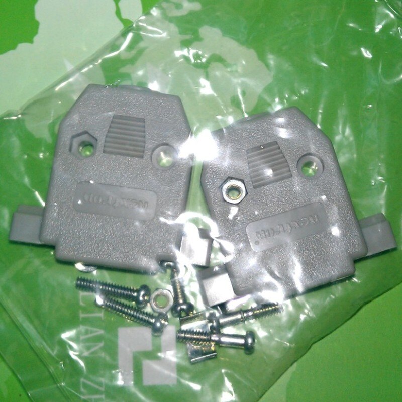 5Pcs DB9 DB15 DB25 DB37 Connector interface Plastic housing shell