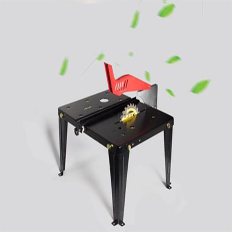 Multifunctional Woodworking Workbench High Stainless Steel Work Table Household Portable Woodworking Saw Table