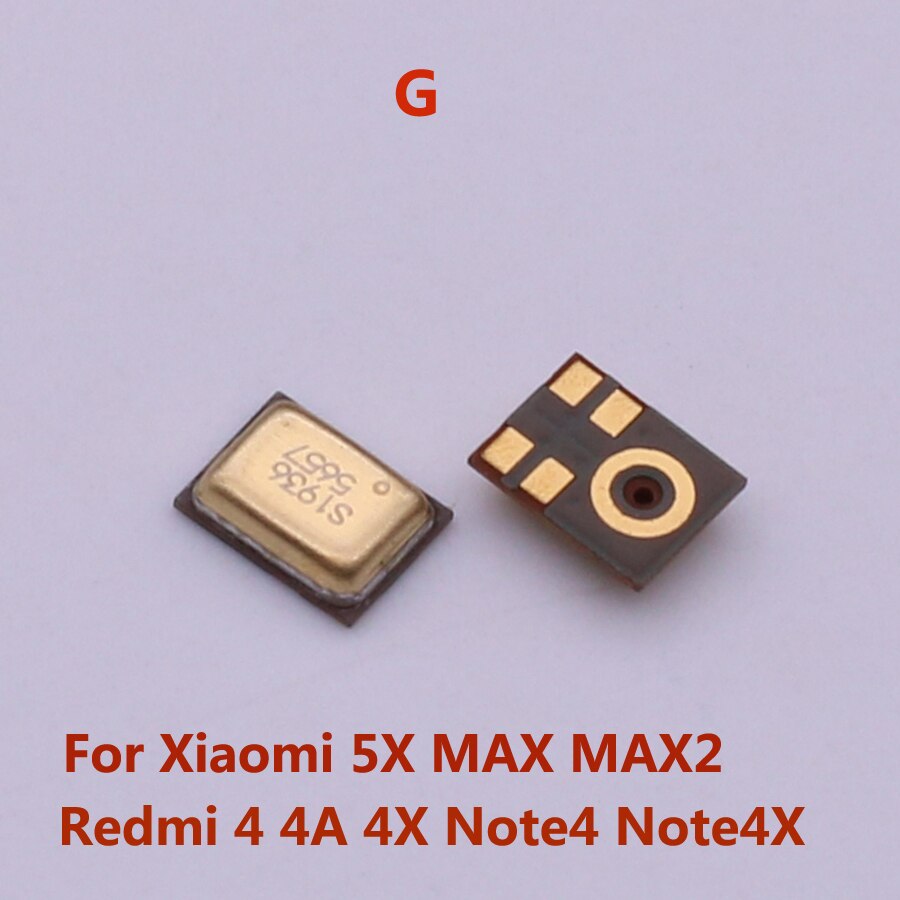 10Pcs Inner Mic Speaker Voor Xiaomi 10 9 8 Se CC9E 6 6X 5 4 4C 4I Max 2 redmi Note 8 7 7A 4X 3 K20 K30 Pro Microfoon Zender: G Model