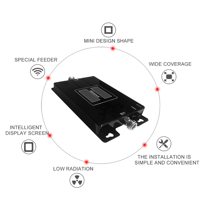 Lintratek 2G 3G 4G doppio gruppo musicale booster GSM UMTS LTE amplificatore cellulare 900mhz 1800 2100 WCDMA DCS ripetitore di segnale di rete mobile