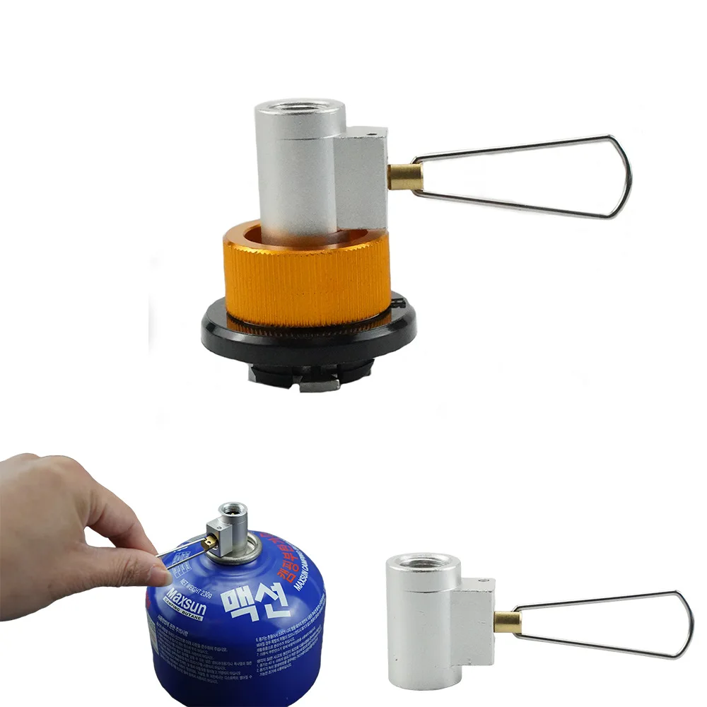 Outdoor camping stove tank Gas Refill Adapter MAPP/Isobutane/Butane mutual charge Gas Adapter Gas Spray Refill Filling Adapter